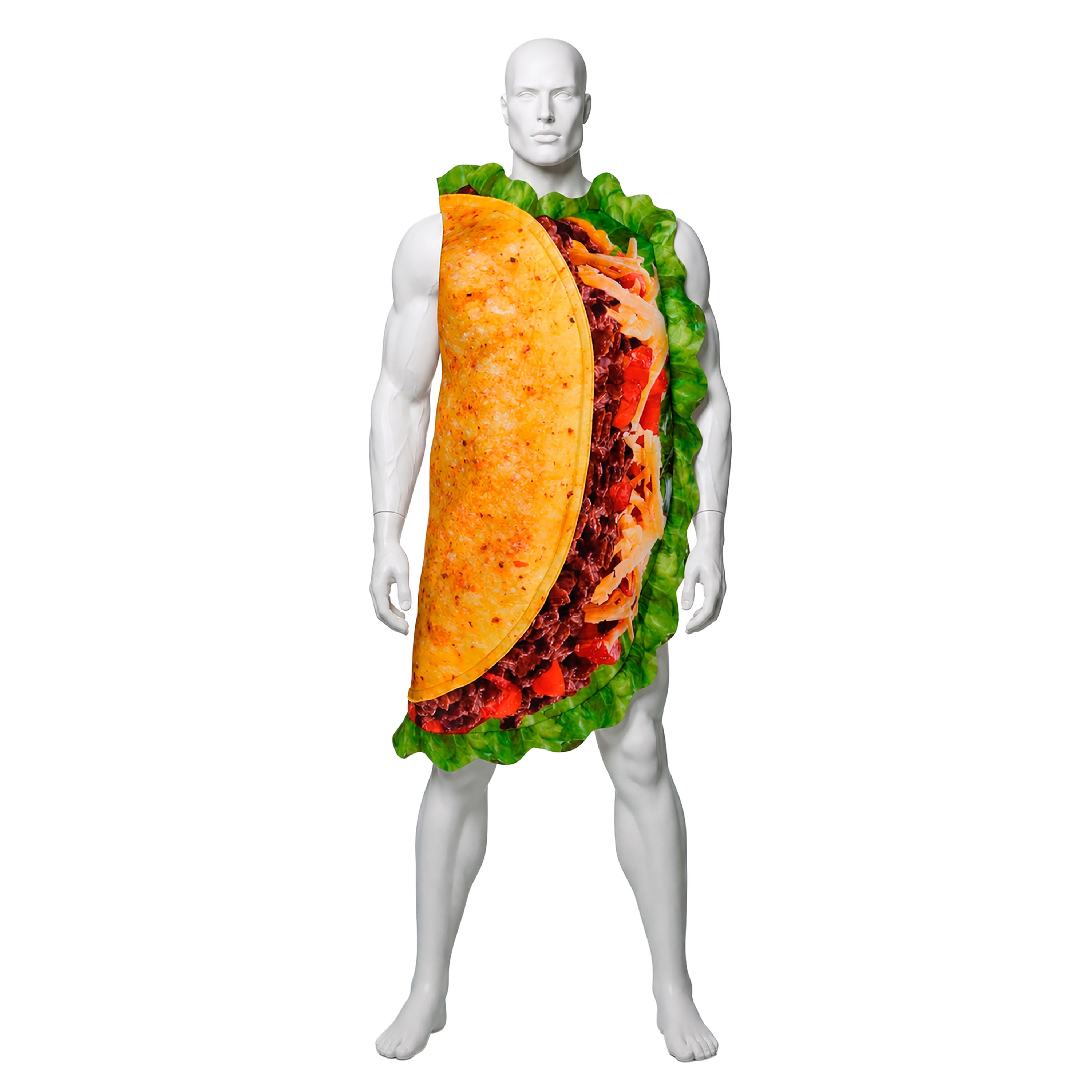 Taco and Hot Sauce, 2PC, Halloween Couple Costume for Adults, Adult Size S-XL (28-42), by Way to Celebrate