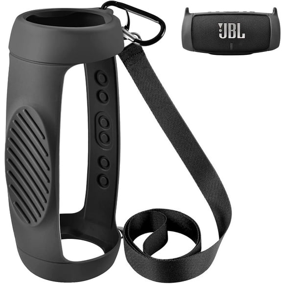 Silicone Case Cover for JBL Charge 5 Waterproof Portable Bluetooth Speaker, Travel Carrying Protective Gel Soft Skin,
