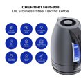 thumbnail image 4 of Chefman Easy-View Electric Kettle with Auto Shutoff, Grey, 4 of 7
