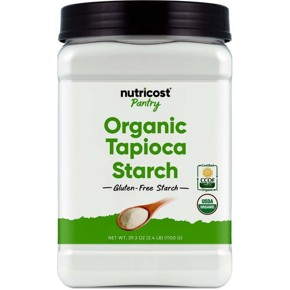 Nutricost Organic Tapioca Starch (2.5 LB) - Gluten-Free, GMO-Free