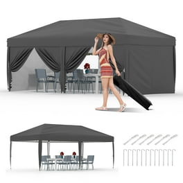 Coleman Outdoor Shade Pop-Up Canopy with Sunwall, Easy Setup
