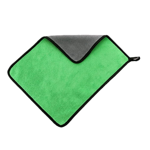 Cateissary Toalla de lavado, paño de limpieza de secado absorbente de agua, paño de limpieza sin pelusas para detalles de vidrio, paño de Suministros de limpieza para el hogar Verde 30x30cm