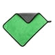 thumbnail image 1 of Cateissary Toalla de lavado, paño de limpieza de secado absorbente de agua, paño de limpieza sin pelusas para detalles de vidrio, paño de Suministros de limpieza para el hogar Verde 30x30cm, 1 of 6