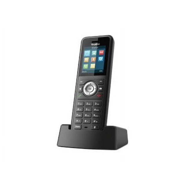 Yealink Combiné DECT Robuste - Sans Fil - DECT, Bluetooth - Écran 1,8 - Autonomie d'Appel de 1 Jour - Noir