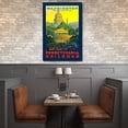 thumbnail image 3 of 9" x 12" Washington DC c1940s Vintage Travel Poster Wall Art, 3 of 4
