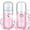 Pink, variant on Lsupdaol 2 Pieces Nano Facial Mister 30 ml Mini Face Humidifier Portable Facial Sprayer USB Rechargeable Handy Skin Care Machine for Face Hydrating, Daily Makeup (Light Pink and Blue)
