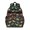 Black Cartoon Dinosaurs Colorful Leaves, variant on Colorful Dinosaur and Leaf Pattern Cute School Backpack Bag for School with Padded Back and Adjustable Shoulder Straps 15.25"x11.5"x5.25"