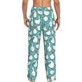 thumbnail image 3 of Goofa Cartoon Funny Goose Printed Soft Pajama Pants for Men, Wide Leg Comfy Casual Lounge Yoga Pants-, 3 of 9