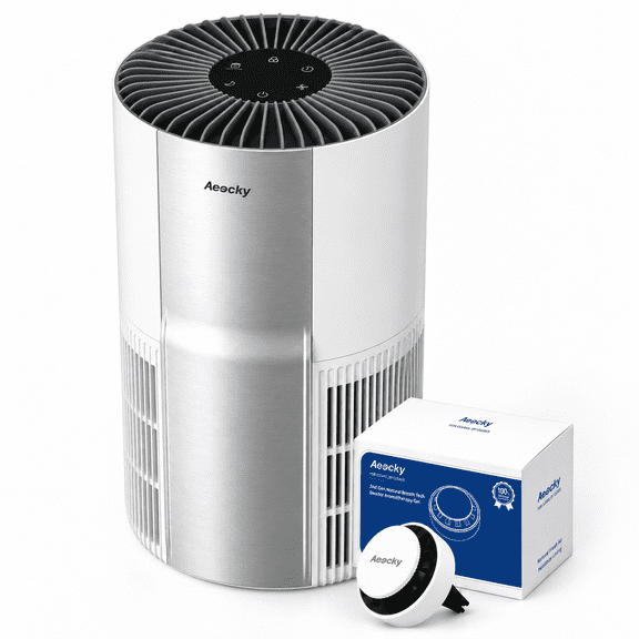 AEOCKY Air Purifier for Large Rooms, 4200 Sq Ft., 515 CADR, YearChange Filter, Whole House Air Cleaner