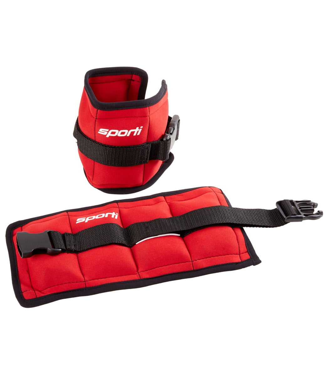 Sporti Unisex 3lbs Neoprene Adjustable Ankle Weights