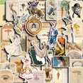 thumbnail image 3 of Paquete de pegatinas Aiweiers Nights Anime, 50 unidades, 3-8 cm, 3 of 5