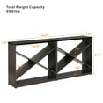 thumbnail image 4 of Console Tables for Entryway, X Shape Detachable ExtraLong Table with Storage for Living Room, 4 of 8
