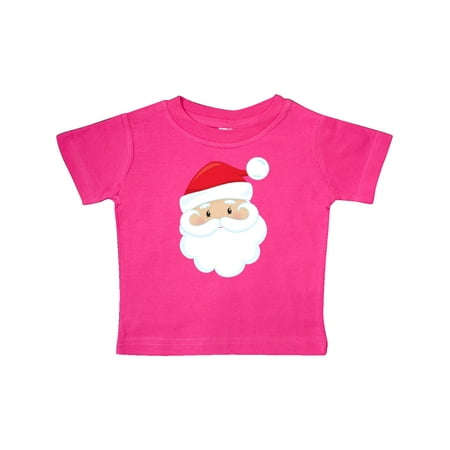 

Inktastic Santa Claus Smiling Santa Red Hat White Beard Gift Baby Boy or Baby Girl T-Shirt