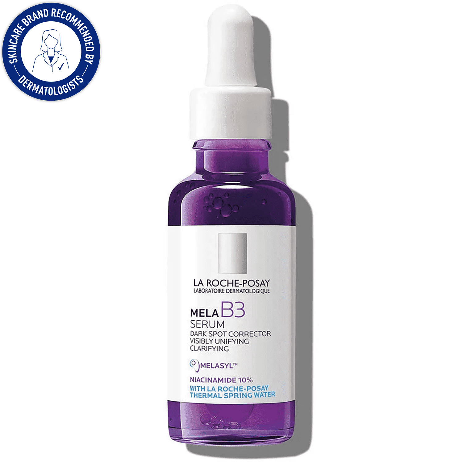 La Roche-Posay Mela B3 Melasyl + Niacinamide Anti Aging and Dark Spot Corrector Serum for Face, 1.0 fl oz