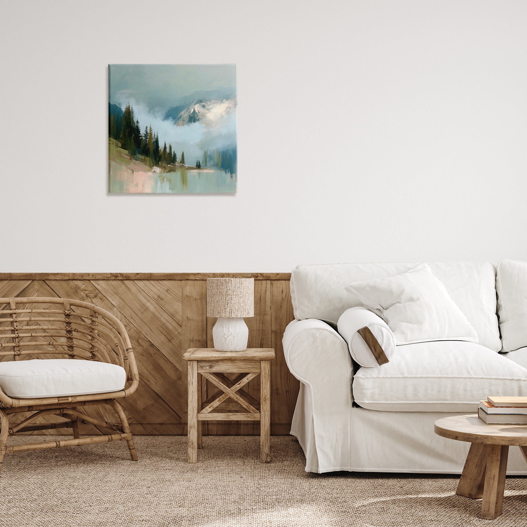 Stupell Industries Fog On The Mountains Canvas Wall Art, design by Kim Curinga