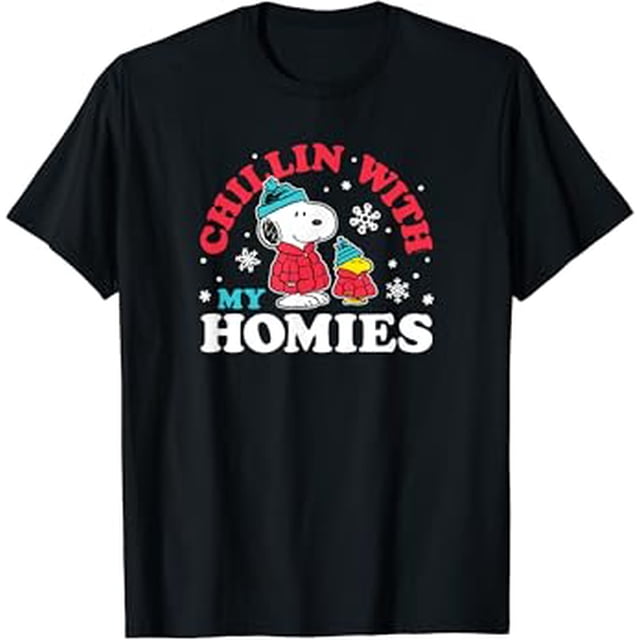 Onimn Peanuts Snoopy Chillin' With My Homies T-Shirt