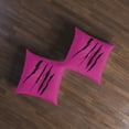 thumbnail image 4 of Effete Feline Claw Marks Scratch Tufted Floor Pillow, Square, 4 of 4