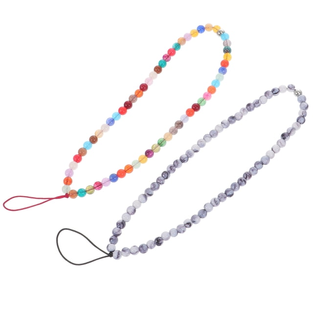 MasteelfCA 2pcs Creative Phone Lanyards Exquisite Decorative Phone Hanging Straps