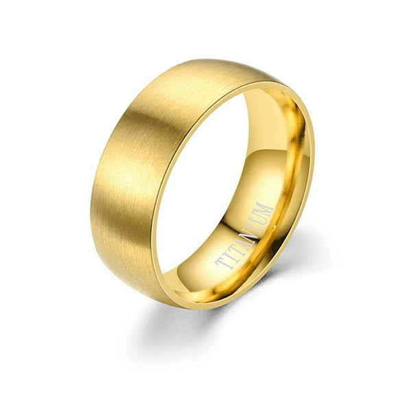 ZZwxWA Flash Deals TITANIUM Titanium Steel Frosted Stainless Steel Male