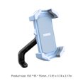 thumbnail image 3 of Soporte Móvil para Bicicleta Ajustable Universal (Espejo Retrovisor Azul Agua), 3 of 3