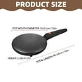 thumbnail image 3 of CNKOO Electric Crepe Maker Machine  Instant Crepe Maker with Handle  Non-stick Cooking Surface  Handheld Long Handle Portable Breakfast Maker for Pancake Chapati, 3 of 9