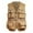 Khaki, variant on Mesh Fishing Vest Lightweight with Multi Pocket Camping Travel Training