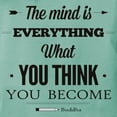 thumbnail image 3 of CafePress - Buddha Saying The Mind Is Everything ... T Shirt - Womens Comfort Colors® Shirt, 3 of 4