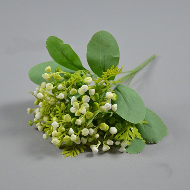 Simulated Love Bean Plastic Flower Handle Flower Accessories Decorative Bouquet