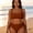 A297 Brown, variant on Swimsuits for Women Sweetheart Neck High Waisted Ruched Bikini Sets Smooth Side Tie Drawstring Details Tummy Control Flattering Beachwear
