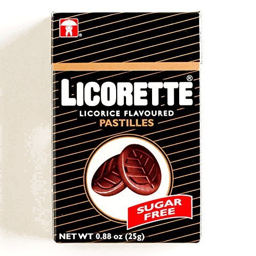 Licorette Liquorice Flavored Pastilles 0.90 oz each (3 Items Per Order