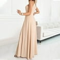 thumbnail image 6 of Plus Size Short Sleeve Dress for Women Printed V-Neck Loose Knee-Length Dress, 6 of 9