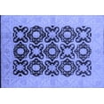 thumbnail image 1 of Ahgly Company Indoor Rectangle Oriental Blue Traditional Area Rugs, 4' x 6', 1 of 4