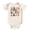 Natural Bodysuit, variant on Dad's Little Lady Snap Bodysuit Retro Distressed Font One-Piece for Baby Girl Natural Bodysuit Newborn