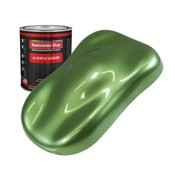 Restoration Shop Medium Green Metallic Acrylic Lacquer Auto Paint