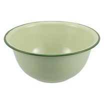 SEWCHICS Cereal Bowl Enamel Light Green 1Set 6.1x6.1x3in