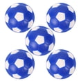 thumbnail image 1 of KAKOWELY 5Pack Mini Footballs PVC Hand Eye Coordination Training Desk Game Balls for Adults, 1 of 7