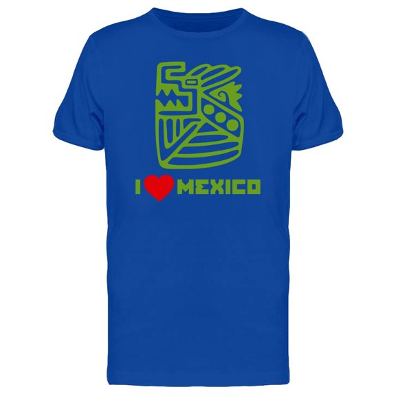 I Love Mexico Lion Statue Tee Men's -Image by Shutterstock