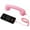 Pink, variant on Retro Telephone Landline Handle Receiver Handset for iPhone, Bluetooth/Type-C Port, Clear Comfortable Calls, Telephone Style Landline Handle Receiver with Microphone & Speaker