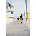 thumbnail image 3 of Yocaher Kicktail Longboard Complete - Checker White, 3 of 6