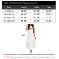 thumbnail image 6 of Dresses for Women Summer Flutter Short Sleeve Fashion Women Flowy Dresses Casual Smocked Elastic Waist Tiered Midi Dresses Alsol Lamesa, 6 of 6