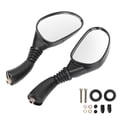 thumbnail image 1 of Pair Motorcycle Rear View Mirrors Reflectors Universal Replacement for GY6 150cc Mopeds Scooters ATVs, 1 of 6