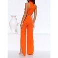 thumbnail image 6 of Jesscasday Womens 2 pieces Outfits Set Casual Sweatsuits Streetwear Ribbed Knitted Wide Leg Pants and Cropped Tops, 6 of 20