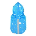 thumbnail image 2 of Travelwant Pet Dog Raincoat For Medium Dog | Dog Rain Jacket With Hood | Dog Rain Poncho | 100% Polyester | Water Proof | w/ Grey Reflective Stripe, 2 of 7