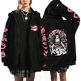 thumbnail image 4 of Sudadera de manga larga con cremallera de Kimetsu No Yaiba, Demon Slayer, Kokushibo, Kamado, Nezuko, Kyoujurou, 4 of 4