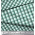 thumbnail image 2 of Soimoi Velvet Fabric Window Pane Check Print Fabric by Yard 58 Inch Wide, 2 of 3