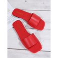 thumbnail image 4 of Elegant White Slide Sandals For Women, Minimalist Single Band Sandals, 4 of 4