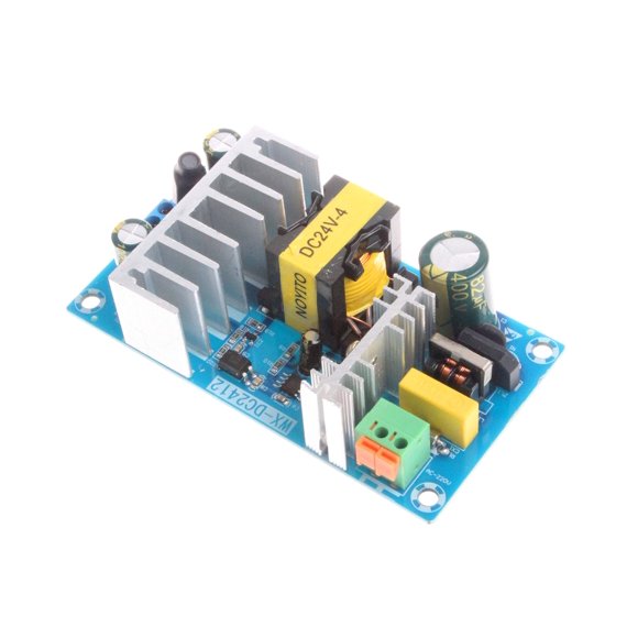 NOYITO AC to DC Isolated Power Supply Module AC 120V 90V - 265V to DC 24V 4A 100W Peak 24V 6A 144W Max Power Module with Overvoltage Overload Short-Circuit Protection (24V 4A Peak 6A) Blue