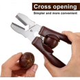 thumbnail image 3 of Chestnut Tongs Nutcracker - 1 Piece Effortless Chestnut Scissors Stainless Steel Cross Opening, Multifunctional Hazelnut-Pecan-Almond Kitchen Utensil, 3 of 5