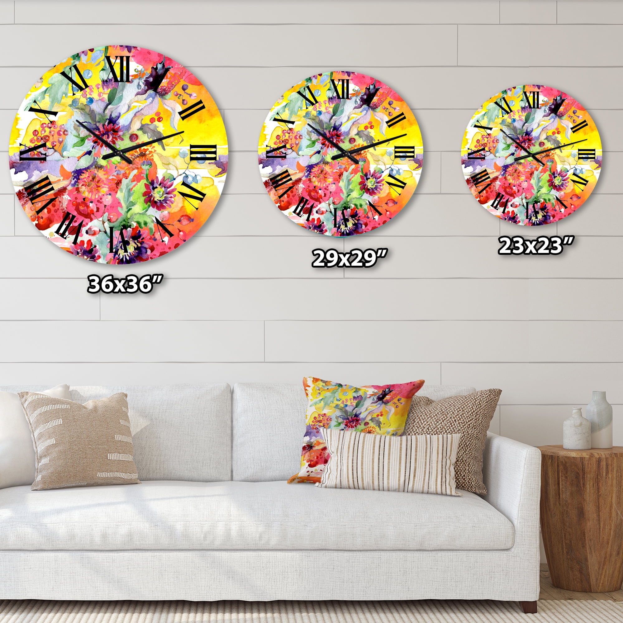 Designart 1 in Quartz Modern/Contemporary Wall Clock