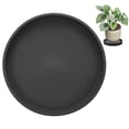 thumbnail image 1 of Uxcell 1-Pack Bandejas de Cerámica para Plantas, Bandejas de Goteo para Macetas de 5.3 Pulgadas ID, [5.9 Pulgadas OD, Negro], 1 of 6